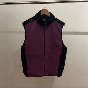 Helly Hansen Black and Purple Fleece Jacket